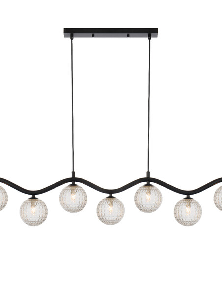 ORTON PE7-BKSM - ORTON 7 LIGHT PENDANT BLACK - ORTON PE7-BKSM