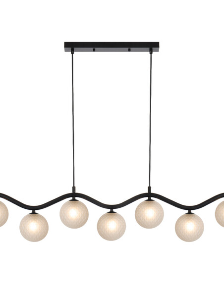 ORTON PE7-BKSMT - ORTON 7 LIGHT PENDANT BLACK - ORTON PE7-BKSMT