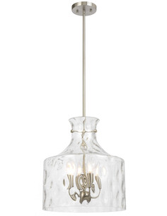 PERRON PE4-AG - PERRON 4 LIGHT PENDANT - ANTIQUE GOLDPERRON PE4-AG