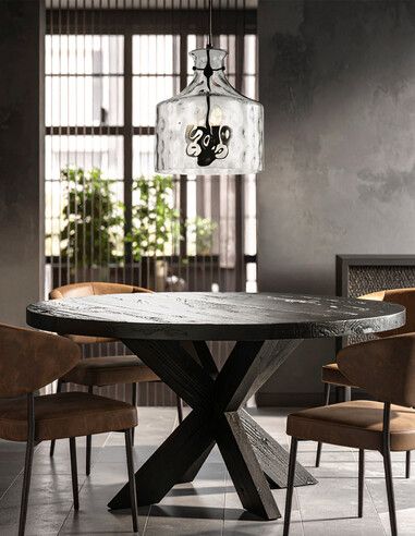 PERRON PE4-AG - PERRON 4 LIGHT PENDANT - ANTIQUE PERRON PE4-AG