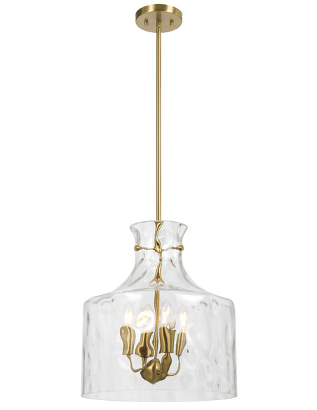 PERRON PE4-AG - PERRON 4 LIGHT PENDANT - ANTIQUE PERRON PE4-AG