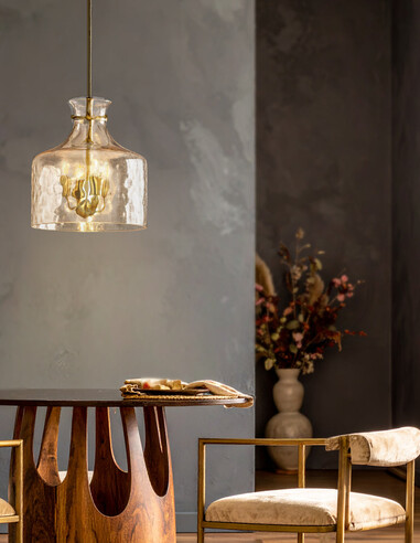 PERRON PE4-AG - PERRON 4 LIGHT PENDANT - ANTIQUE PERRON PE4-AG