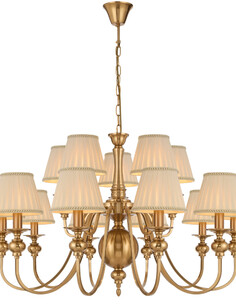 SIEDEL PE15SH-CP - SIEDEL 15 LIGHT PENDANT W/SHADESIEDEL PE15SH-CP