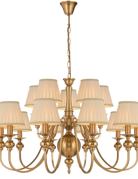 SIEDEL PE15SH-CP - SIEDEL 15 LIGHT PENDANT W/SHADE