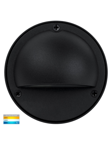 HV2923T - Pinta Black Step Lights with EyelidHV2923T