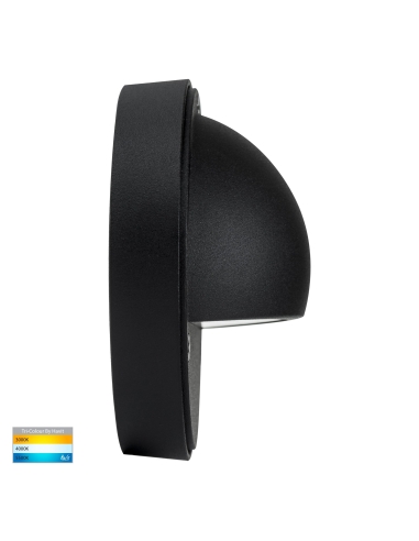 HV2923T - Pinta Black Step Lights with EyelidHV2923T