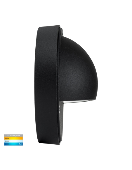 HV2923T - Pinta Black Step Lights with EyelidHV2923T