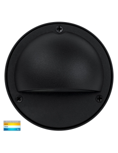 Surface Mounted Step Light with Eyelid BlackHV2922