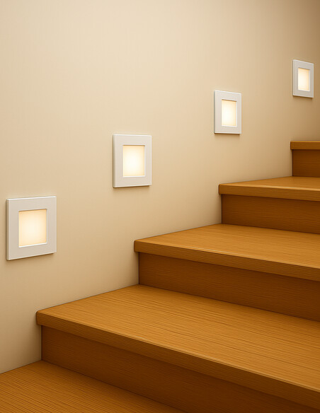 STOW SQ-SL.3C - STOW SQUARE STAIR LIGHT 3CCT - STOW SQ-SL.3C