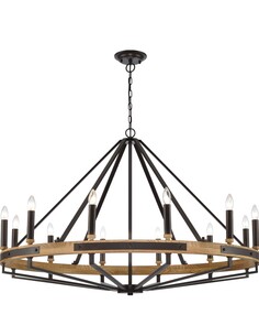 FUNALE3 - Interior Candelabra Natural Wood / Oak Wood FUNALE3
