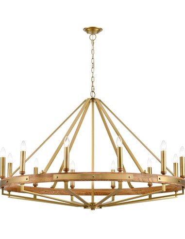 FUNALE3 - Interior Candelabra Natural Wood / Oak FUNALE3