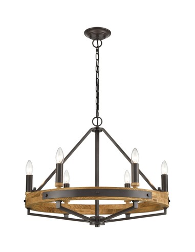 FUNALE4 - Interior Candelabra Natural Wood / Oak FUNALE4