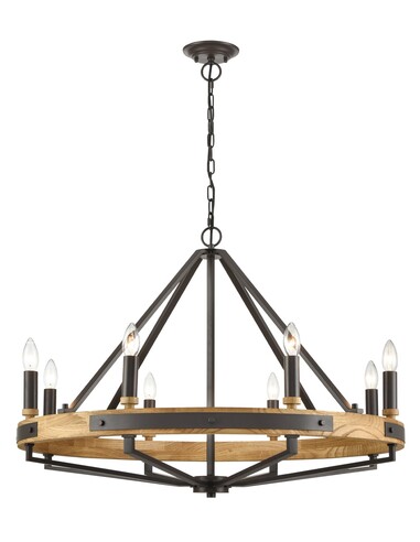 FUNALE5 - Interior Candelabra Natural Wood / Oak FUNALE5