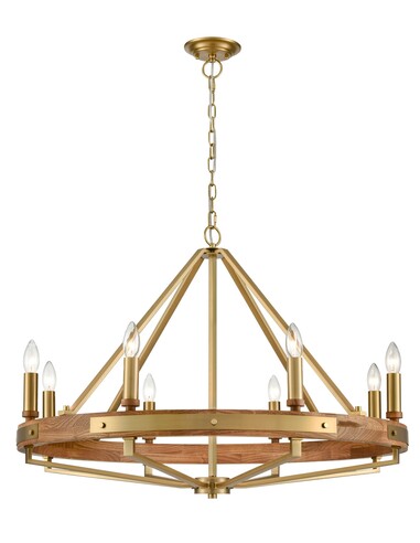 FUNALE5 - Interior Candelabra Natural Wood / Oak FUNALE5