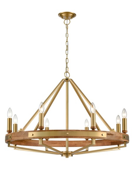 FUNALE5 - Interior Candelabra Natural Wood / Oak FUNALE5