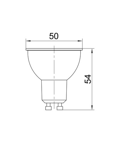 GU1002A - GU10 LED Globes (6W)GU1002A