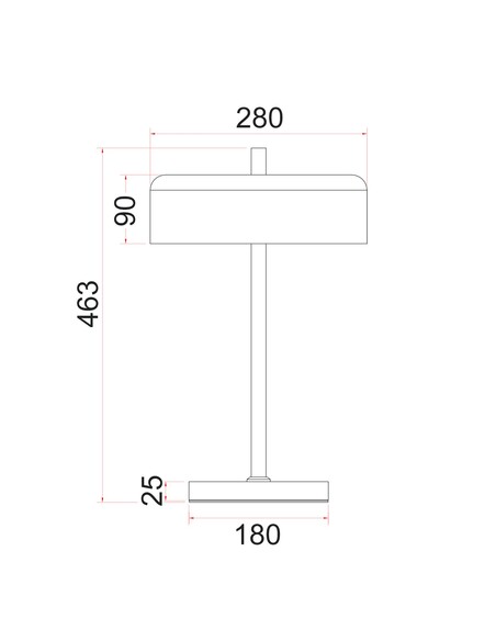 KELLO-T1 - Interior Drum Shade Table LampsKELLO-T1