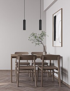 KOLONNE1 - Interior GU10 Ribbed Cylinder Pendant Lights - KOLONNE1 2