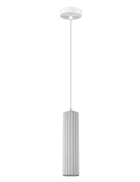 KOLONNE1 - Interior GU10 Ribbed Cylinder Pendant KOLONNE1