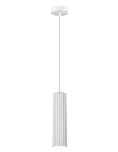 KOLONNE1 - Interior GU10 Ribbed Cylinder Pendant KOLONNE1