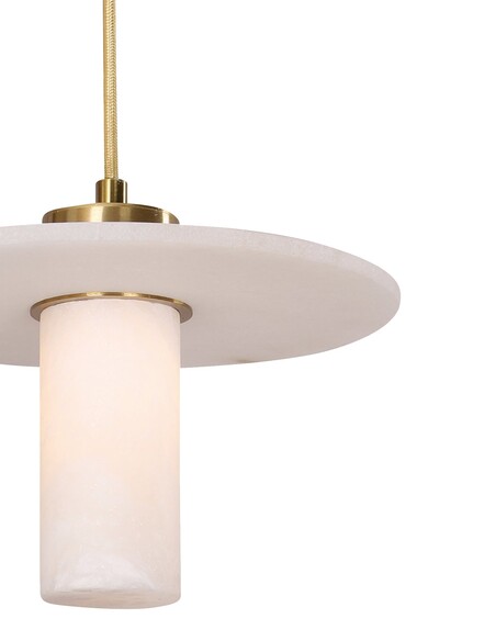 LUCERNA1 - Interior Cylinder Round Hat Alabaster LUCERNA1