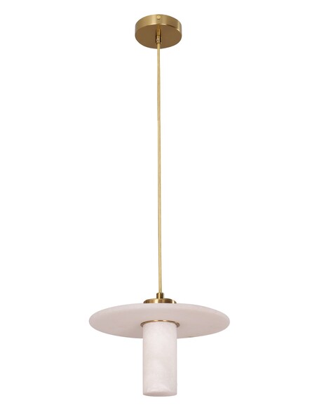 LUCERNA1 - Interior Cylinder Round Hat Alabaster LUCERNA1