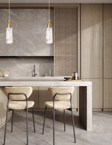 MARMOL1 - Interior Marble Cylinder Pendant LightsMARMOL1