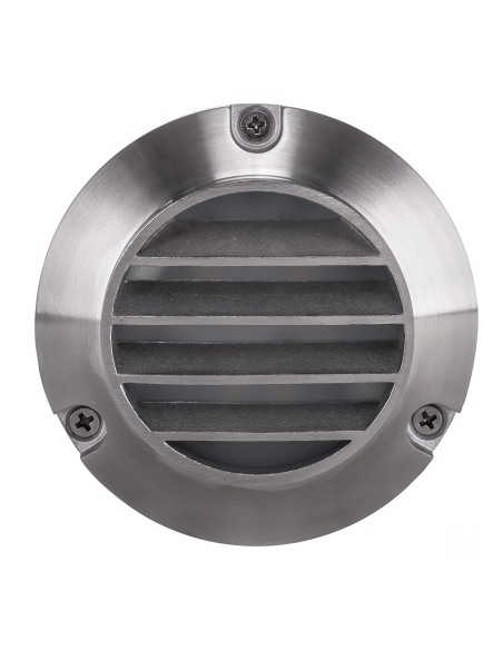 HV2905T-12V - Surface Mounted Step Light with Grill 316 Stainless Steel