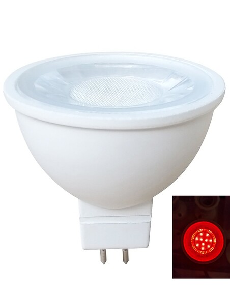 MR16R01A - MR16 LED Coloured Globes (5W)MR16R01A