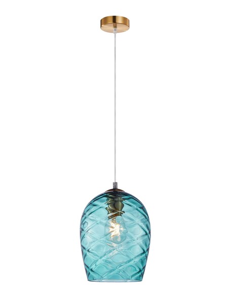 NETA4 - Interior Wine Glass Shade Segmented Pendant Lights
