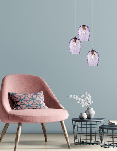 NETA4 - Interior Wine Glass Shade Segmented NETA4