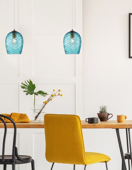 NETA4 - Interior Wine Glass Shade Segmented NETA4