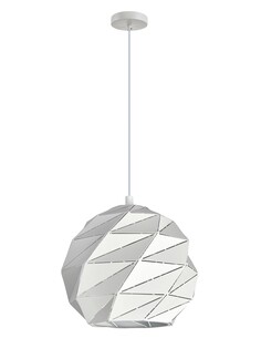 ORIGAMI4 - Interior Large Dome Carved Iron Origami Style ORIGAMI4