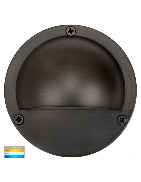 HV2904T-AB - HV2904-AB - Pinta Antique Brass Step Lights with Eyelid