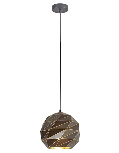 ORIGAMI4 - Interior Large Dome Carved Iron ORIGAMI4