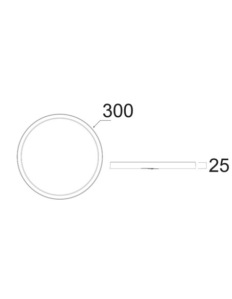 OYSTRI2 - LED Slim Tri-CCT Dimmable Oyster Lights OYSTRI2