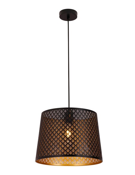 PENSHADE14 - Interior Slanted with Geometry Pattern Laser Cut Pendant Lights - White