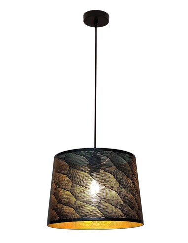Interior Slanted with Honeycomb Pattern Laser Cut Pendant Lights - White