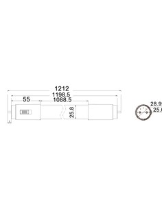 PT8TRI1 - T8 LED Tri-CCT Tubes (2FT, 4FT & 5FT) - 1212mm PT8TRI1 2