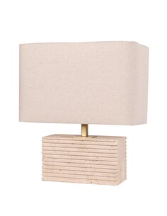SAGITTA-T5 - Rectangular Beige Travertine Base Rectangular SAGITTA-T5