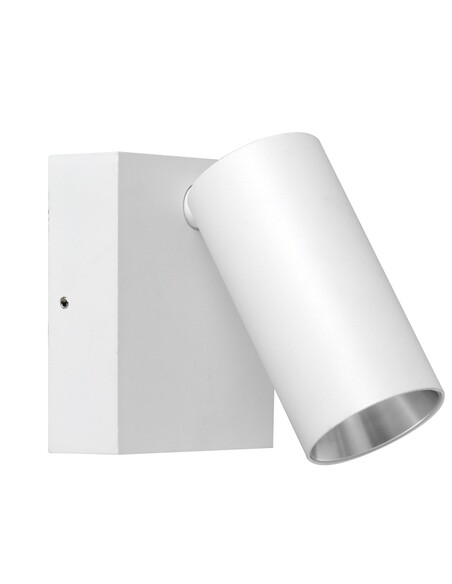 SEC05 - Surface Mounted LED Tri-CCT Single Adjustable Wall/Pillar Light (Matte White) IP65