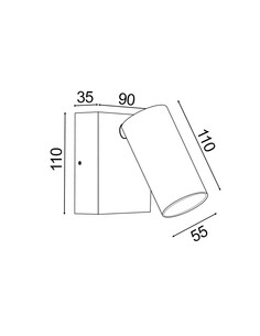 SEC05 - Surface Mounted LED Tri-CCT Single Adjustable SEC05 2