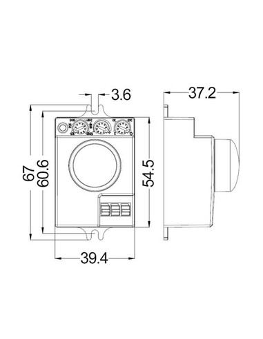SENS011 - Microwave Sensor IP20SENS011