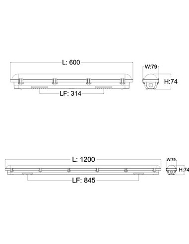 SHIELDTRI1 - Exterior LED Waterproof Dual Power & SHIELDTRI1