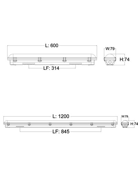 SHIELDTRI1 - Exterior LED Waterproof Dual Power & SHIELDTRI1