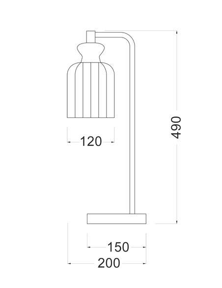 SINO-T1 - Interior Ellipse Clear Glass Shade SINO-T1