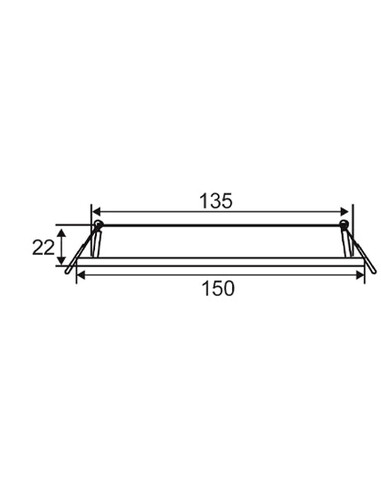 SLICKTRI2R - LED Dimmable Ultra Slim Tri-CCT SLICKTRI2R