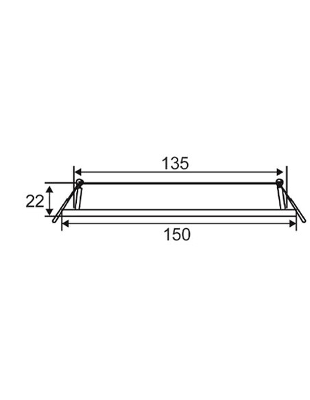 SLICKTRI2R - LED Dimmable Ultra Slim Tri-CCT SLICKTRI2R