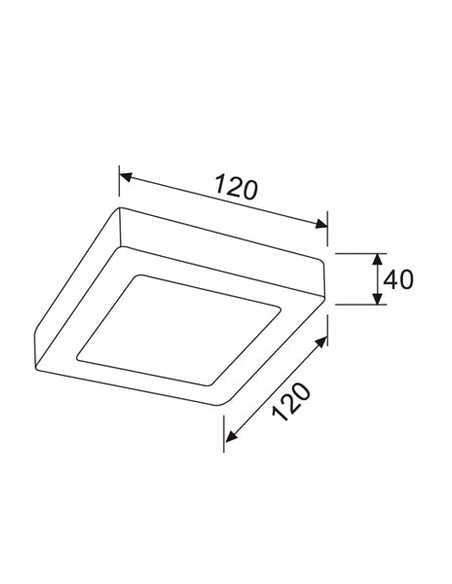 SURFACETRI1S - LED Dimmable Tri-CCT Surface SURFACETRI1S