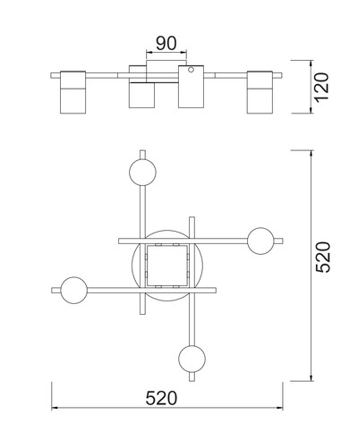 TACHE1 - Interior Spot Ceiling Lights (with TACHE1